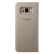 SAMSUNG GALAXY S8 CLEAR VIEW STANDING COVER GOLD